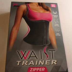 TOTAL VISION | WAIST TRAINER W/ ZIPPER | SIZE XL | COLOR BLACK